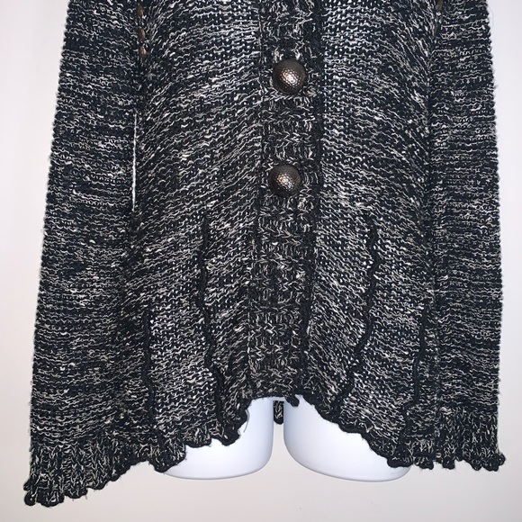 BCBG Max Azria // Studded Crochet Blazer Medium - Picture 6 of 12